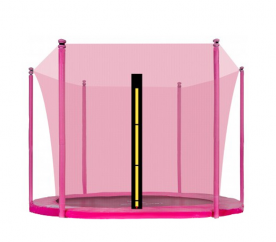 Aga beltéri védőháló 180 cm 6 rúdra rózsaszínű