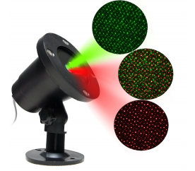 Aga lézeres dekoratív projektor zöld/vörös MR9090