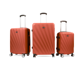 Aga Travel bőröndkészlet  MR4653 Piros