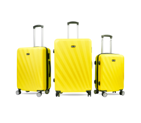 Aga Travel bőröndkészlet MR4653 Sárga
