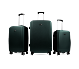 Aga Travel bőröndkészlet MR4656 Zöld
