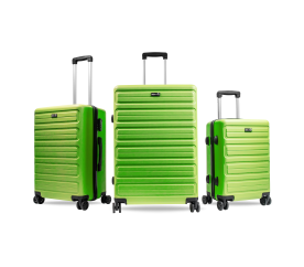 Aga Travel bőröndkészlet MR4657 Světle zelená