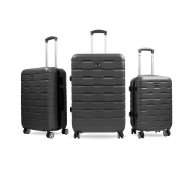 Aga Travel bőröndkészlet  MR4658 Tmavě šedá