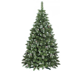 Aga műkarácsonyfa 220 cm fenyőtobozokkal