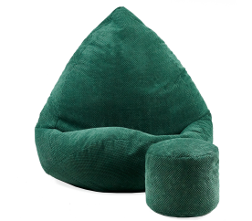 Aga kanapé táska Dot XXXL + lábtartó Zöld