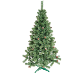 Aga műkarácsonyfa fenyőtobozokkal 220 cm