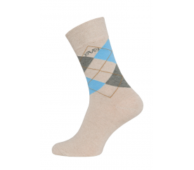 Versace 19.69 BUSINESS zokni 5 csomag bézs-kék (C178)