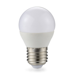 LED izzó G45 - E27 - 7W - 580 lm - meleg fehér