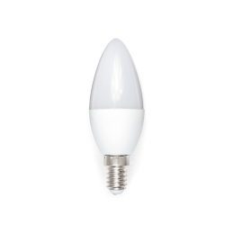 LED izzó C37 - E14 - 7W - 580 lm - meleg fehér