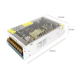 LED szalagokhoz való tápegység 20.8A 250W 12V DC lemez