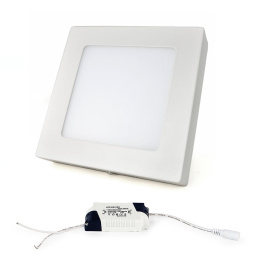 LED panel NÉGYZETES BRGD0126 170x170x35mm felületre szerelhető - 12W - 230V - 860Lm - meleg fehér