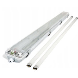Lámpa + 2x LED cső - G13 - 120cm - 18W - 1800lm semleges fehér - SET
