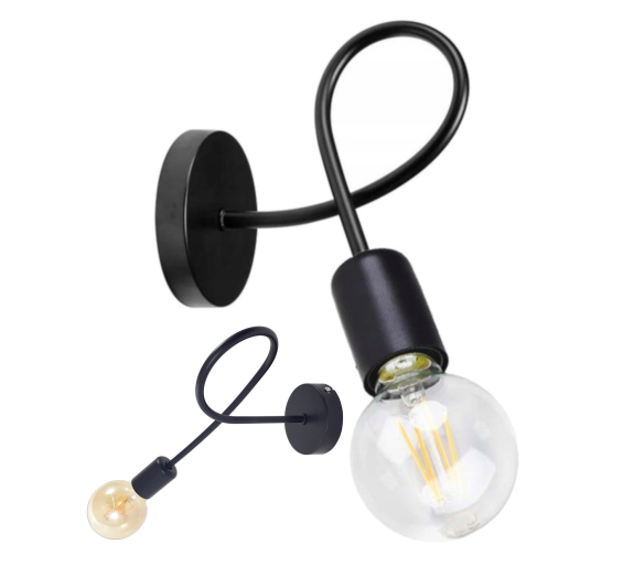 Mennyezeti függesztett lámpa LOFT L0005 1xE27 - fekete