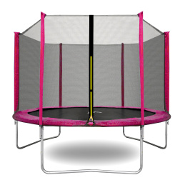Aga SPORT TOP trambulin 305 cm Rózsaszín + védőháló
