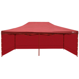Aga összecsukható ollós szerkezetű sátor PARTY 3x6m piros