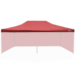 Aga tető értékesítési standhoz 3x6m piros 