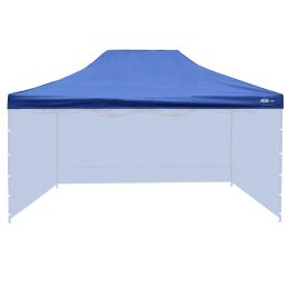 Aga tető értékesítési  standhoz 3x4,5m kék