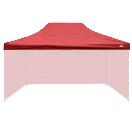 Aga tető értékesítési standhoz 3x4,5m piros 
