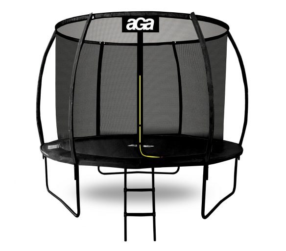 Aga SPORT EXCLUSIVE trambulin 250 cm fekete + védőháló + létra