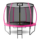 Aga SPORT EXCLUSIVE trambulin 250 cm rózsaszín + védőháló + létra