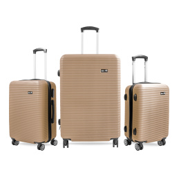 Aga Travel Bőröndkészlet MR4651 Arany