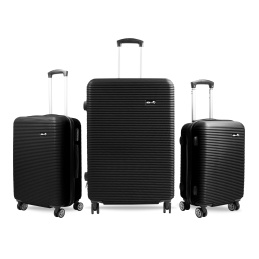 Aga Travel Bőröndkészlet MR4651 Fekete