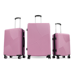 Aga Travel Bőröndkészlet MR4654 Rózsaszín