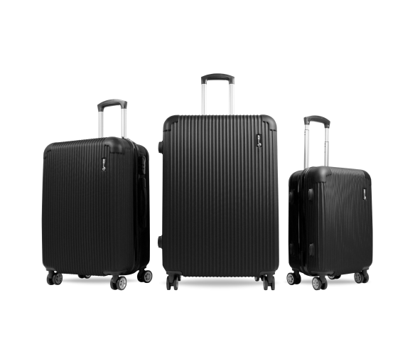 Aga Travel bőröndkészlet MR4652 Fekete