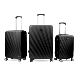 Aga Travel Bőröndkészlet MR4653 Fekete