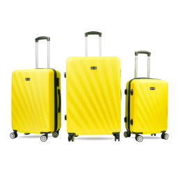 Aga Travel Bőröndkészlet MR4653 Sárga