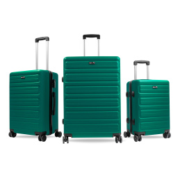 Aga Travel bőröndkészlet  MR4657 Tmavě zelená