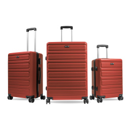 Aga Travel Bőröndkészlet MR4657 Piros