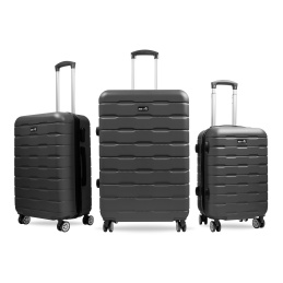 Aga Travel bőröndkészlet  MR4658 Tmavě šedá