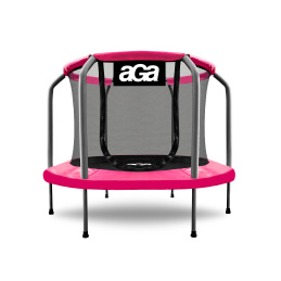 Aga Gyermek trambulin 150 cm Rózsaszín-szürke