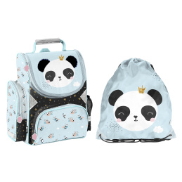 Paso Iskolai szett hátizsák + hátitáska Panda