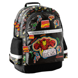 Paso Iskolai háromkamrás hátizsák Iron Man