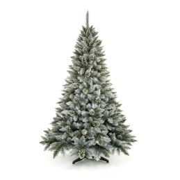 Aga Karácsonyfa Hosszútűs fenyő 150 cm Gyöngyszínű  