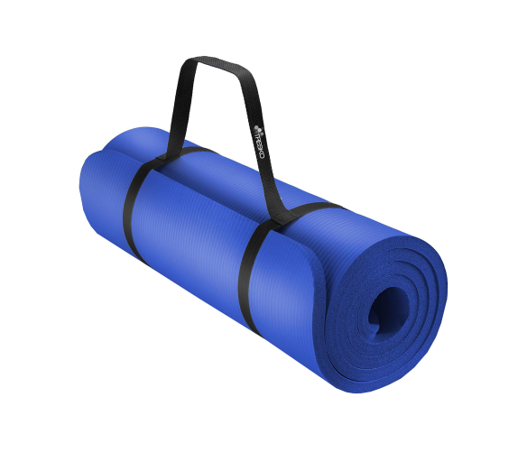 Tresko podložka na cvičení YOGA 190x100x1,5cm Tmavě modrá