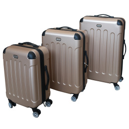 Linder Exclusiv bőröndkészlet LUXURY MC3000 S,M,L arany