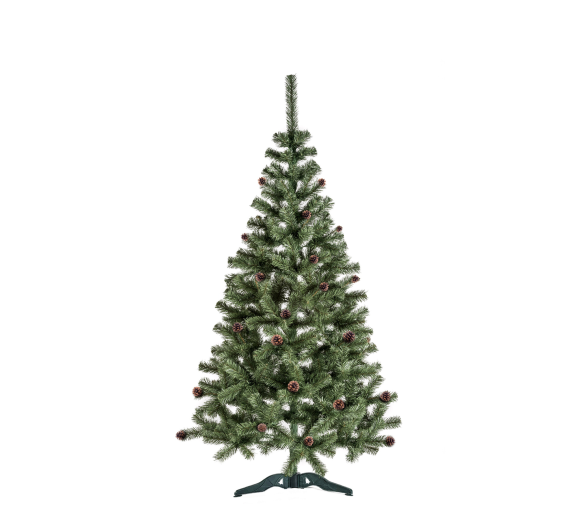 Aga Karácsonyfa 180 cm  Fenyőtobozokkal