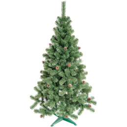 Aga műkarácsonyfa fenyőfa fenyő tobozokkal 180 cm