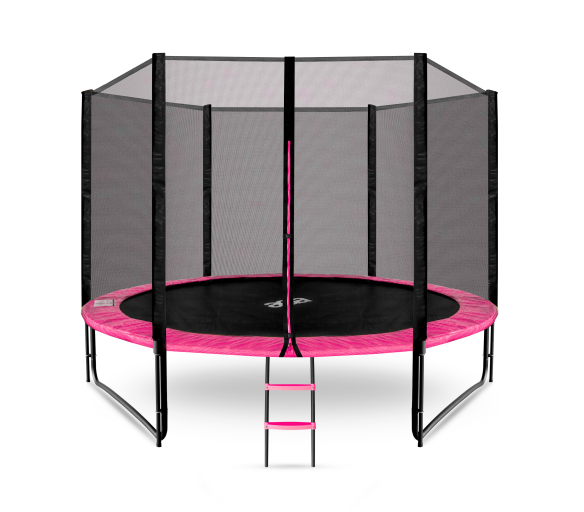 Aga SPORT PRO trambulin 305 cm Rózsaszín + védőháló